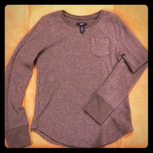 Girl sparkling gap shirt